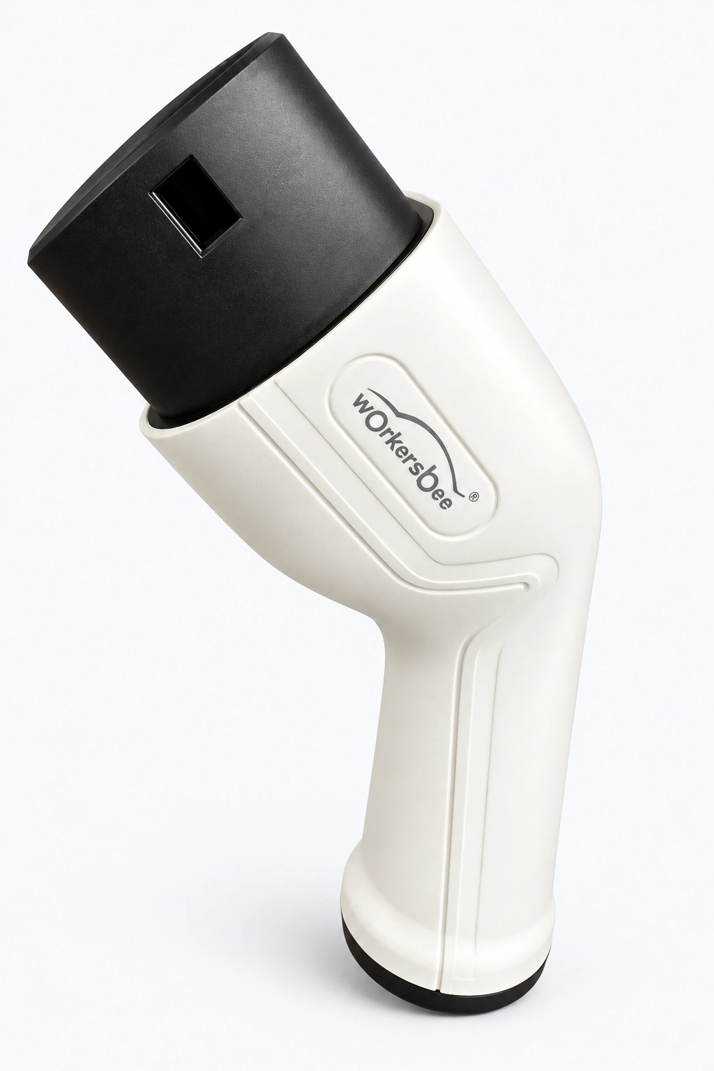 Studio-retouched Workersbee EV connector based on the supplied product photo